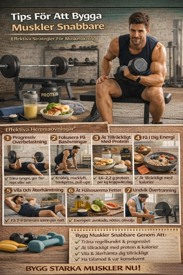 Tips För Att Bygga Muskler Snabbare