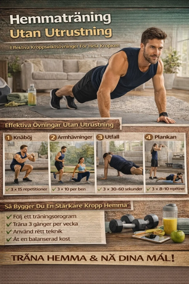 Hemmaträning Utan Utrustning