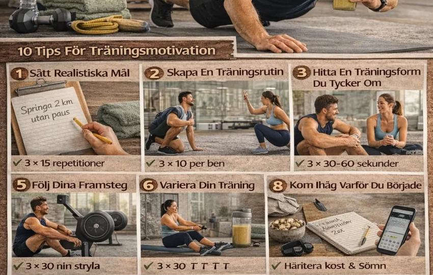Så Behåller Du Motivation Till Träning