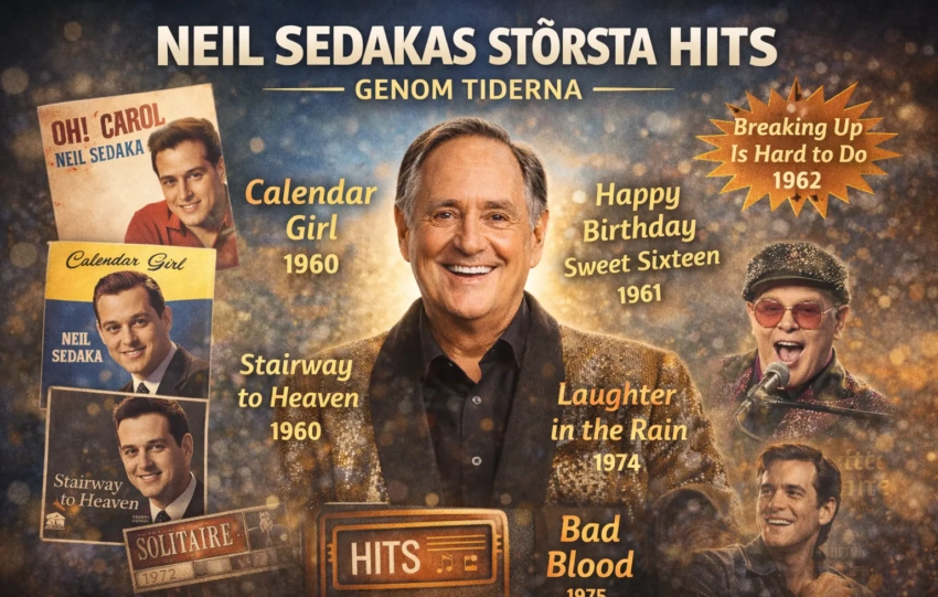 Neil Sedakas största hits genom tiderna