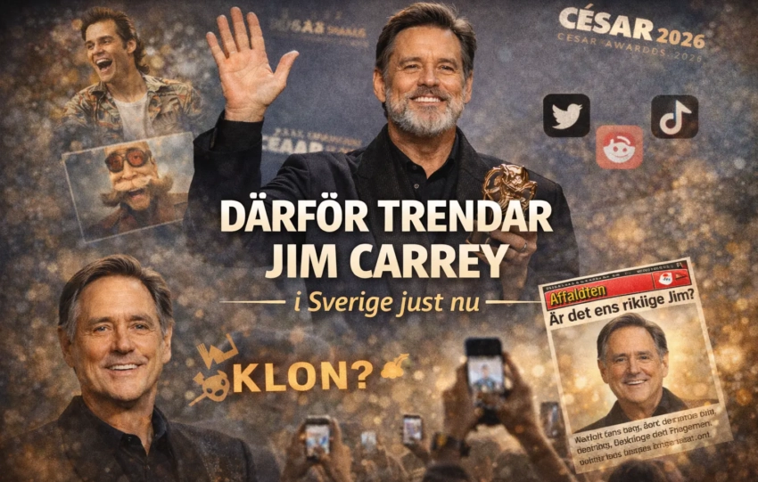 Därför trendar Jim Carrey i Sverige just nu