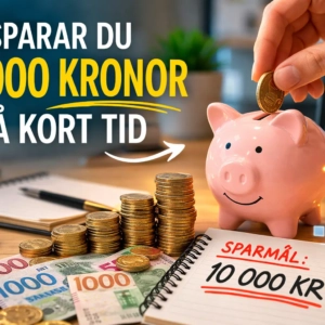 Så Sparar Du 10 000 Kronor På Kort Tid