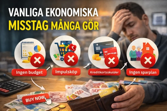 Vanliga Ekonomiska Misstag Många Gör