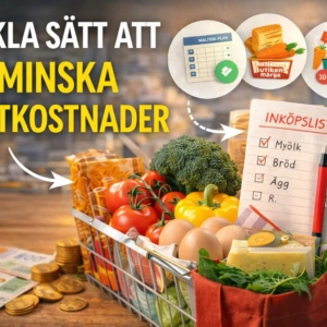 Enkla Sätt Att Minska Matkostnader