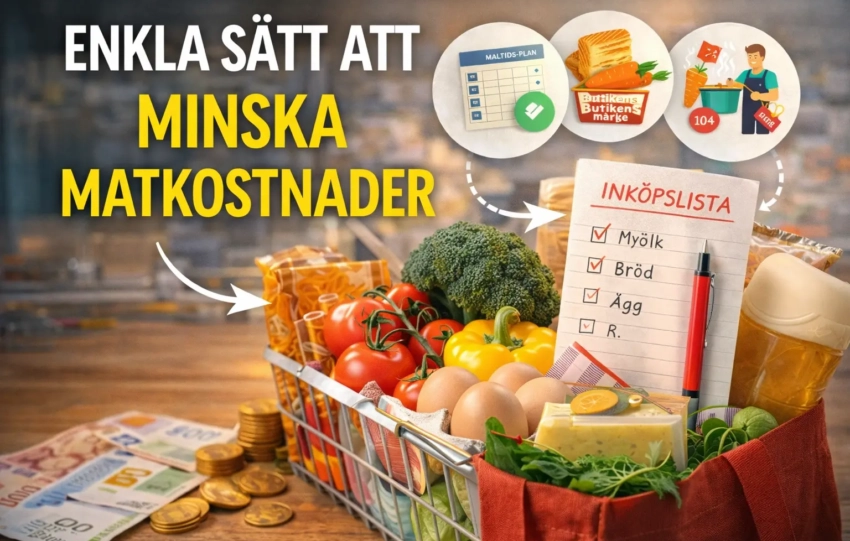 Enkla Sätt Att Minska Matkostnader