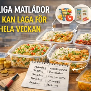 Billiga Matlådor Du Kan Laga För Hela Veckan