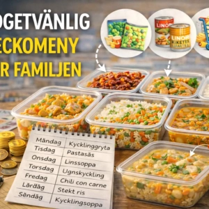 Budgetvänlig Veckomeny För Familjen