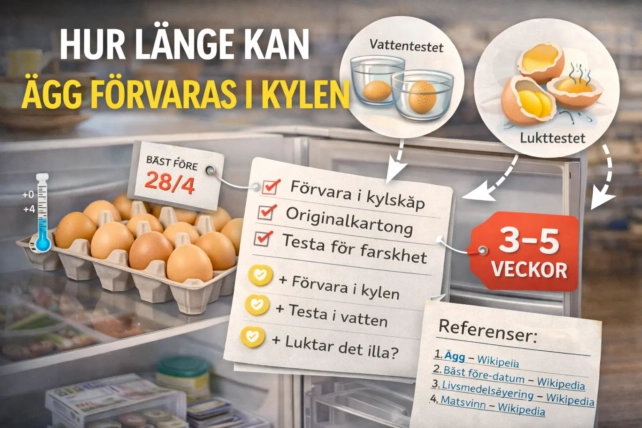 Hur Länge Kan Ägg Förvaras i Kylen