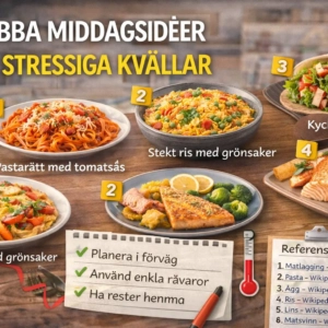 Snabba Middagsidéer För Stressiga Kvällar