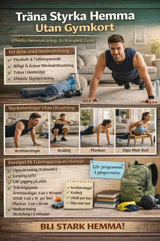 Träna Styrka Hemma Utan Gymkort