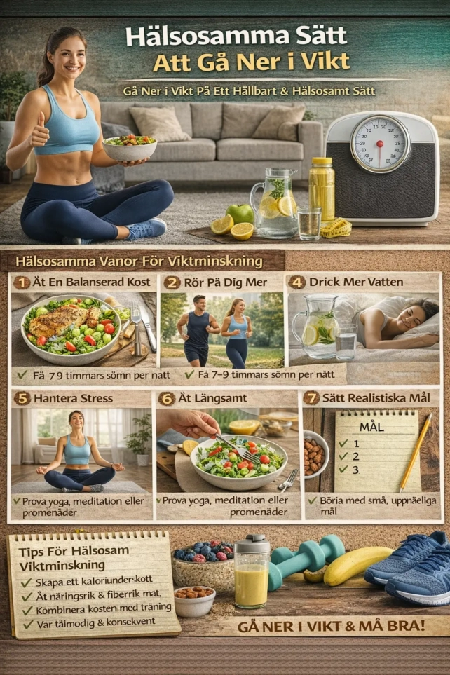 Hälsosamma Sätt Att Gå Ner i Vikt