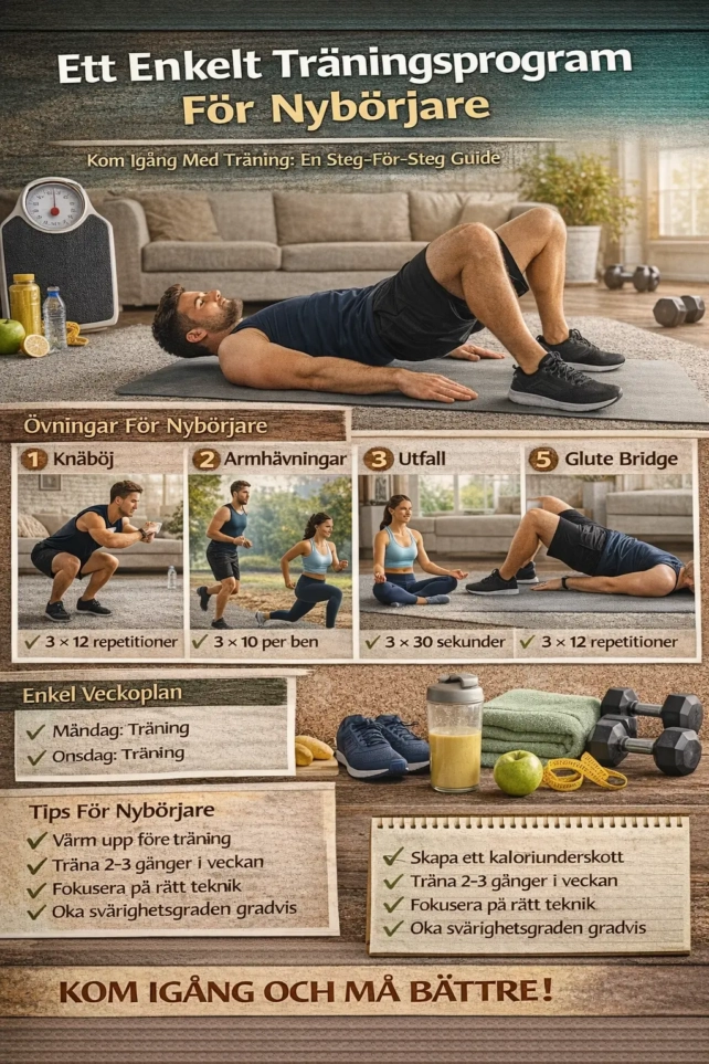 Ett Enkelt Träningsprogram För Nybörjare