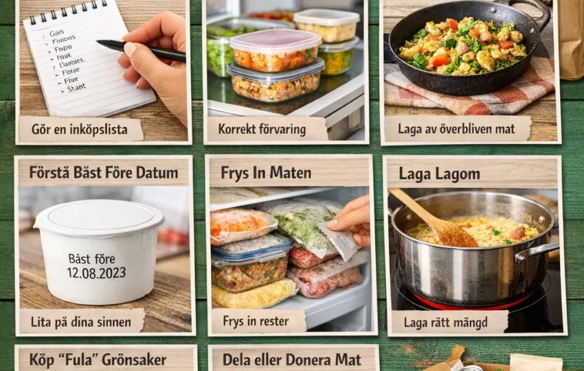 Tips För Att Slänga Mindre Mat