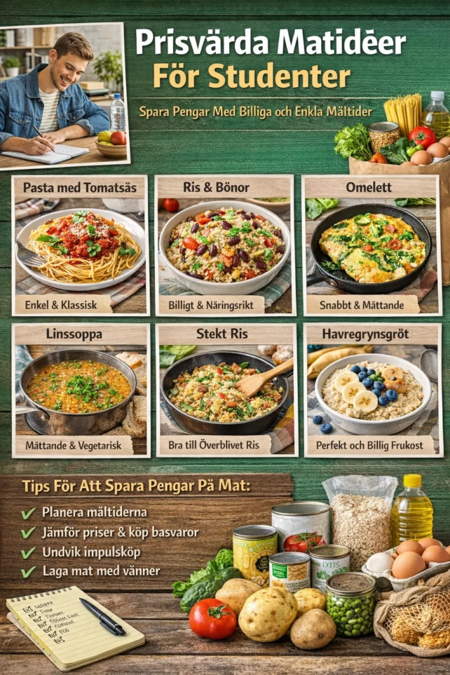 Prisvärda Matidéer För Studenter