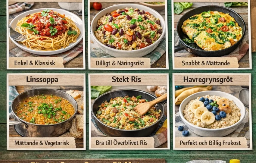 Prisvärda Matidéer För Studenter