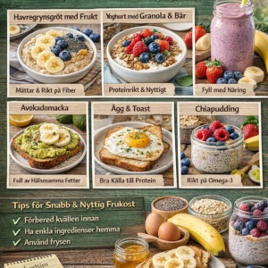 Enkla Och Nyttiga Frukostar På 5 Minuter