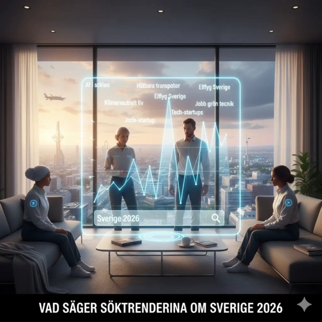 Vad säger söktrenderna om Sverige 2026?