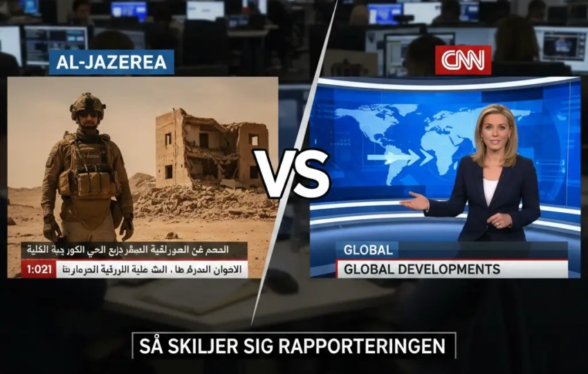 Al Jazeera vs CNN – Så skiljer sig rapporteringen