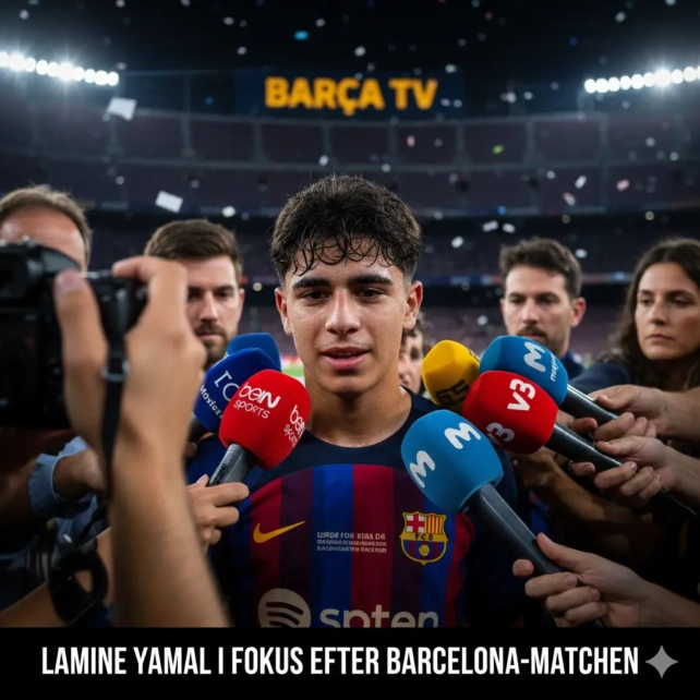Lamine Yamal i fokus efter Barcelona-matchen