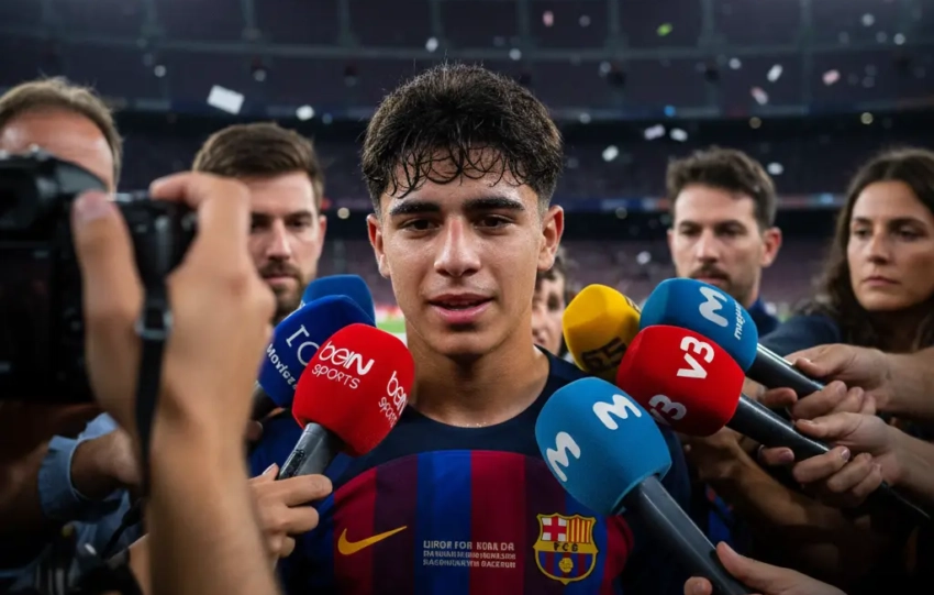 Lamine Yamal i fokus efter Barcelona-matchen