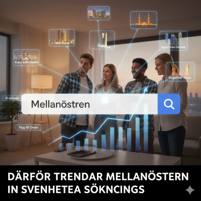 Därför trendar Mellanöstern i svenska sökningar
