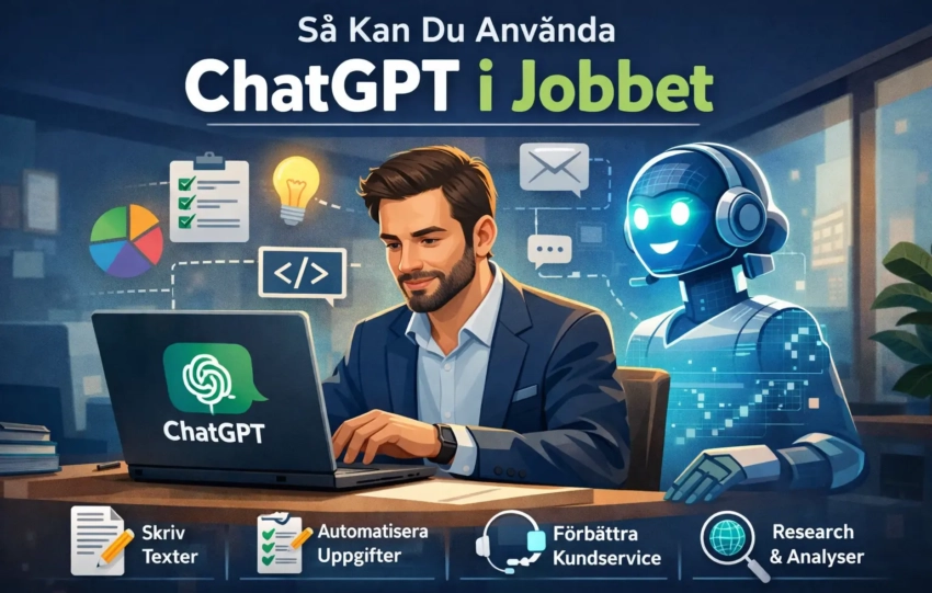 Så Kan Du Använda ChatGPT i Jobbet (2026 Guide)