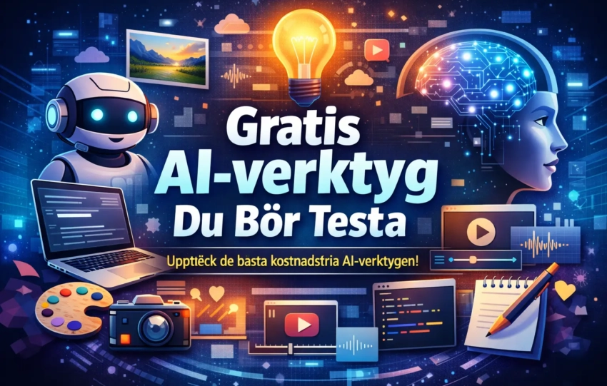 Gratis AI-verktyg Du Bör Testa (2026)
